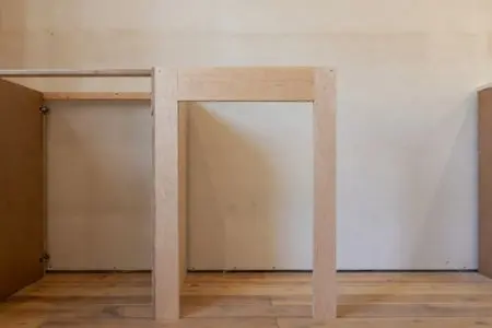 Solid wood frame installation