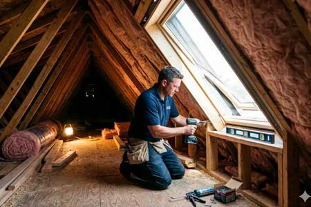 attic skylight & window installation attic skylight & window installation