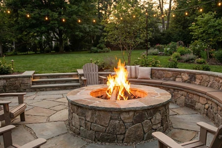 Custom Fire Pits, Walls & Outdoor Features Custom Fire Pits, Walls & Outdoor Features