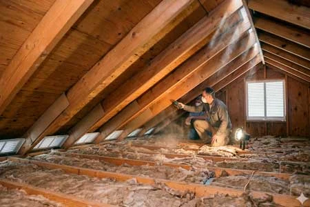 high-efficiency attic insulation upgrade