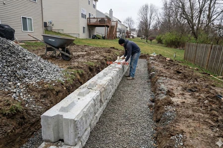 Reinforced Base & Footing Installation Reinforced Base & Footing Installation