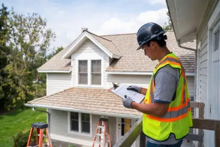 roof-worker-report Measurements and repair reports