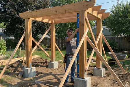 Step-by-Step Pavilion Construction Process Step-by-Step Pavilion Construction Process