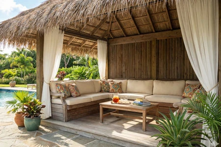 Stylish & Comfortable Cabana Finishes Stylish & Comfortable Cabana Finishes